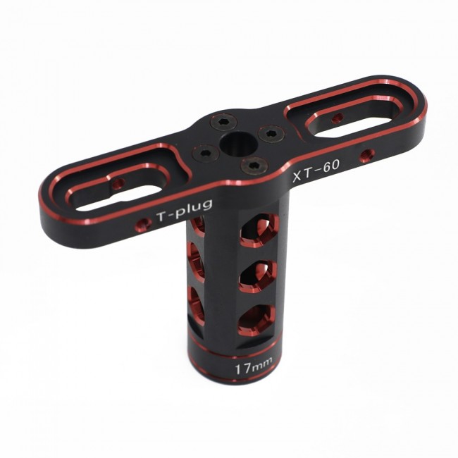 Aluminium Wheel Hex Wrench Tool - 17mm For 1/5 1/6 1/8 Rc Offroad Traxxas E-revo X-maxx Monster Truck Red