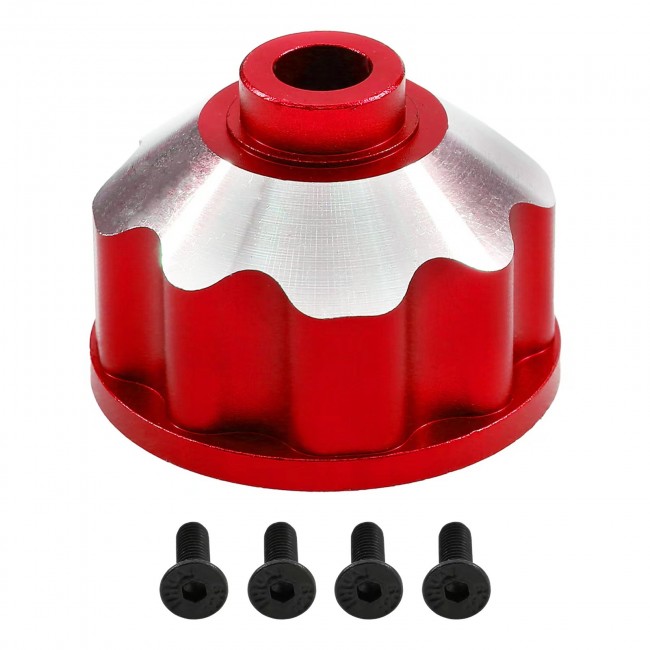 Aluminum Diff Case For Front / Rear / Center 8981 Traxxas 1/10 4wd Maxx 89076-4 / Wide Maxx Monster 89086-4 Red