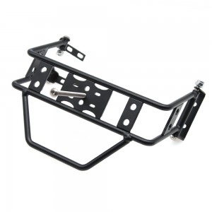 Metal Rear Bumper Spare Tire Frame Mount For 1/10 Traxxas Trx-4 Axial Scx10 Crawler Truck