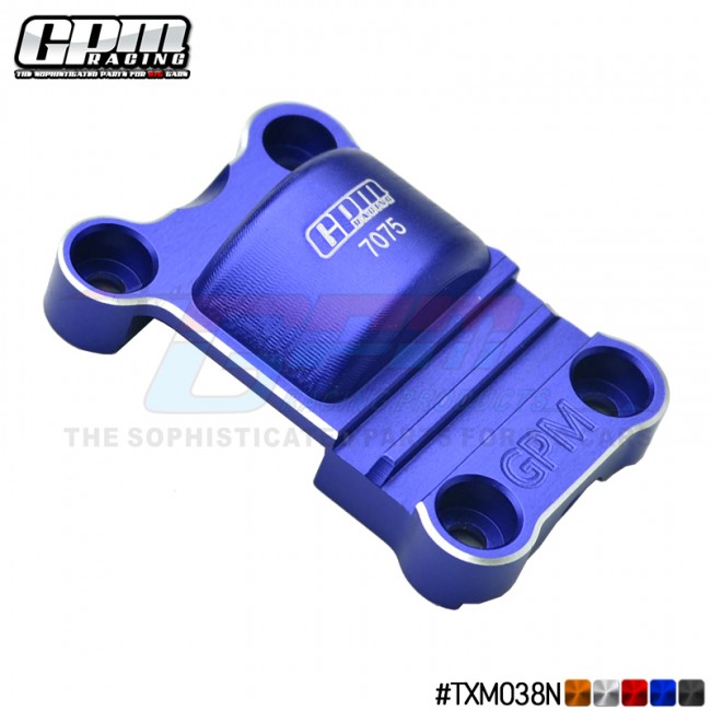 Gpm TXM038N Aluminium Rear Gear Cover 7787 Traxxas 1/5 X-maxx 6s 8s 77076-4 77086-4 / 1/6 Xrt 8s 78086-4 Blue