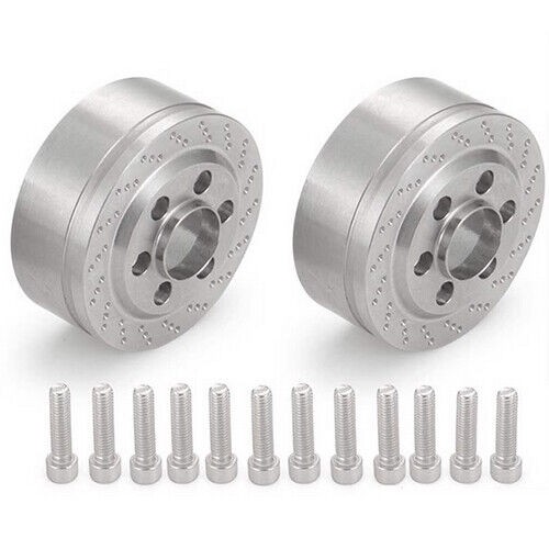 Stainless Steel Counterweight 1.9 2.2 Inch Wheel Rims Insert Traxxas Trx-4 Scx10 Front / Rear