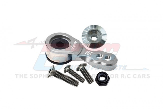 Gpm SH025TM2SN Aluminium 6061-t6 Hi-torque Servo Saver 25t Spline Output Shaft 1/10 Rc Car Silver