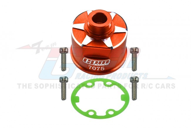 Gpm ER011N Aluminium 7075-t6 Front/rear Diff Case 3978 Traxxas E-revo Slash Rustler Orange