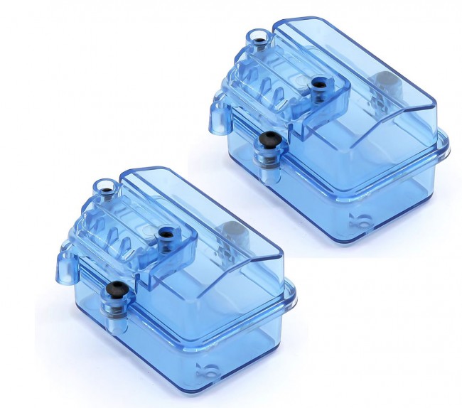 Transparent Waterproof Esc Receiver Box Protective Case 2pcs For 1/10 Rc Traxxas Trx-4 Trx-6 Axial Scx10 