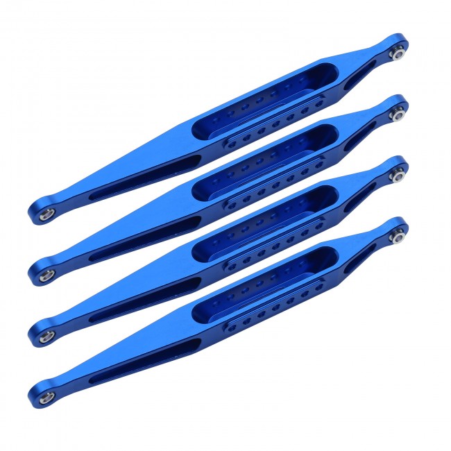 Aluminum Lower 4 Trailing Arms Links Set Los244008 Losi 1/8 Lmt Solid Axle Monster Los04022 Blue