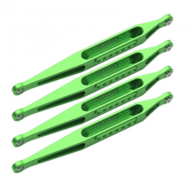 Aluminum Lower 4 Trailing Arms Links Set Los244008 Losi 1/8 Lmt Solid Axle Monster Los04022 Green