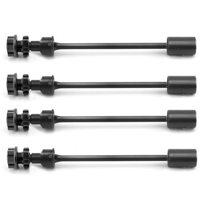 Steel Front & Rear Cvd Drive Shaft With 17mm Hex Adaptor 1/10 Rc Traxxas E Revo 2.0 86086-4 Black