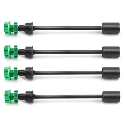 Steel Front & Rear Cvd Drive Shaft With 17mm Hex Adaptor 1/10 Rc Traxxas E Revo 2.0 86086-4 Green