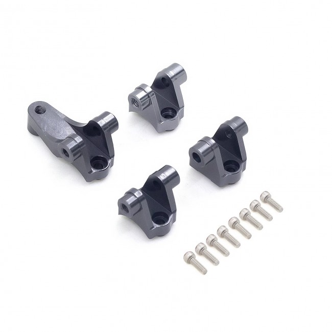 Aluminum Front / Rear Axle Mount Set For Suspension Links 8227 1/10 Traxxas Trx-4 Crawler Titanium