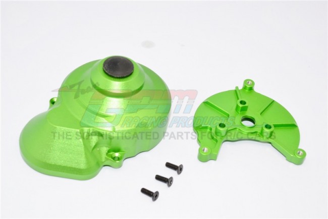 Alloy Transmission Spur Gear Case  1/10 Axial Wraith Green