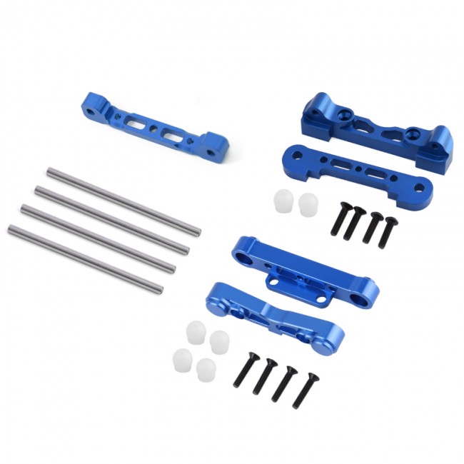 Full Aluminum Front And Rear Suspension Mount Ar330379 Arrma 1/7 Felony Infraction 1/8 Kraton Outcast Typhon 6s Blue