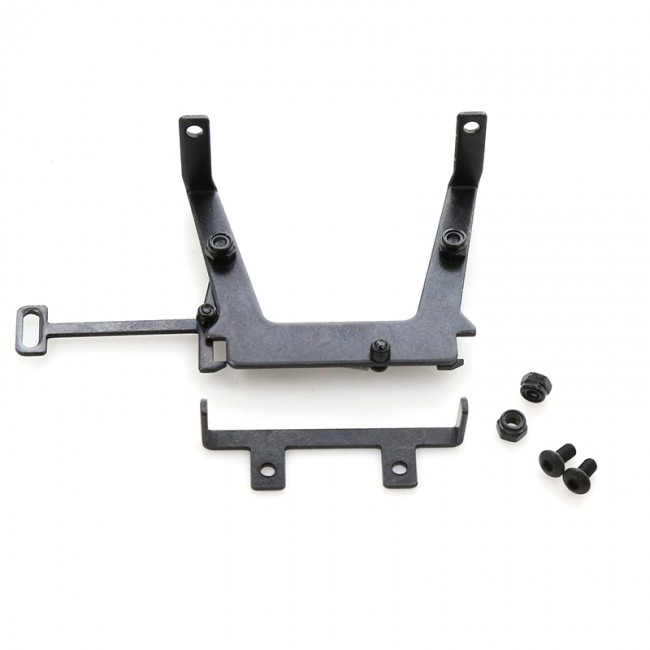 Stainless Steel Front Body Fixing Buckle 1/14 Tamiya Tractor Trailer Scania Actros Man Black