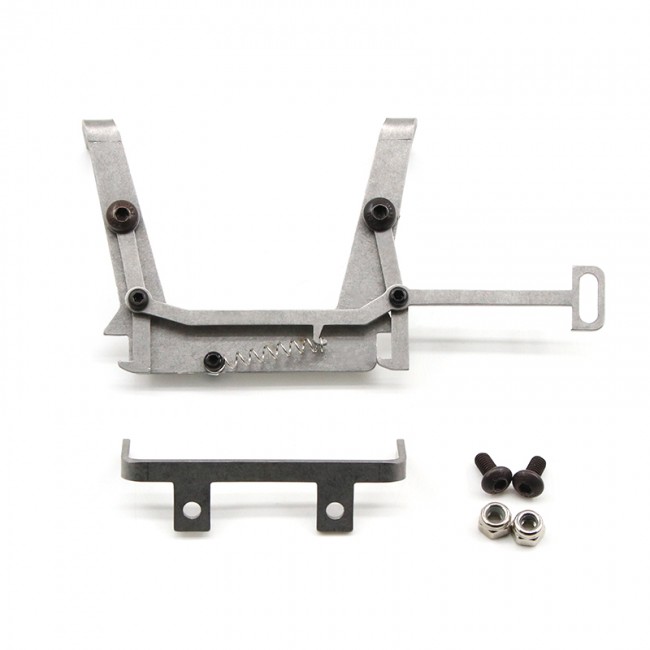 Stainless Steel Front Body Fixing Buckle 1/14 Tamiya Tractor Trailer Scania Actros Man Silver