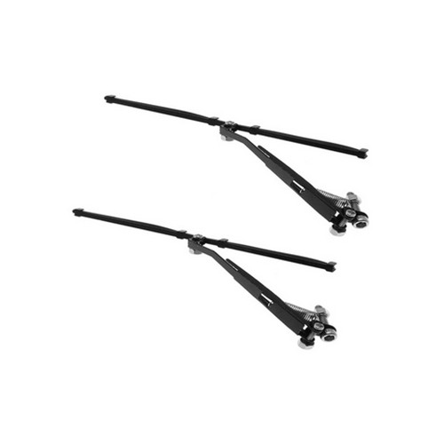Crawler Accessories Metal Windshield Wiper 1 Pairs 1/10 Rc Traxxas Trx-4 Axial Scx10 Crawler Black
