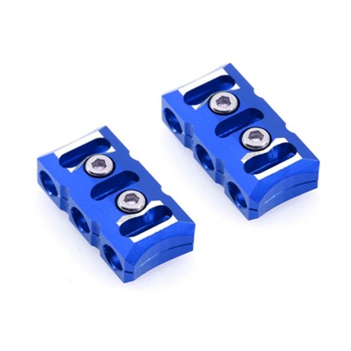 Aluminum 12awg Esc Motor Cable Arrangement Tools 2pcs For 1/10 1/8 Rc Car Blue