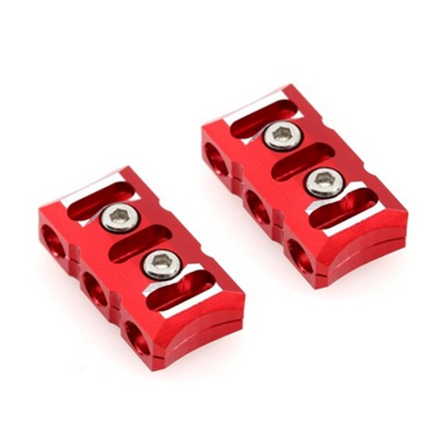 Aluminum 12awg Esc Motor Cable Arrangement Tools 2pcs For 1/10 1/8 Rc Car Red