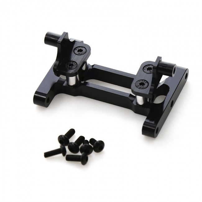 Aluminum Rear Chassis Mount For Tamiya 1/14 Rc Tractor Trailer Truck Man Scania Actros Black