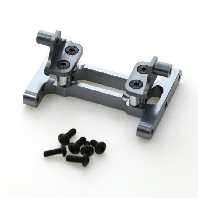 Aluminum Rear Chassis Mount For Tamiya 1/14 Rc Tractor Trailer Truck Man Scania Actros Gun Silver