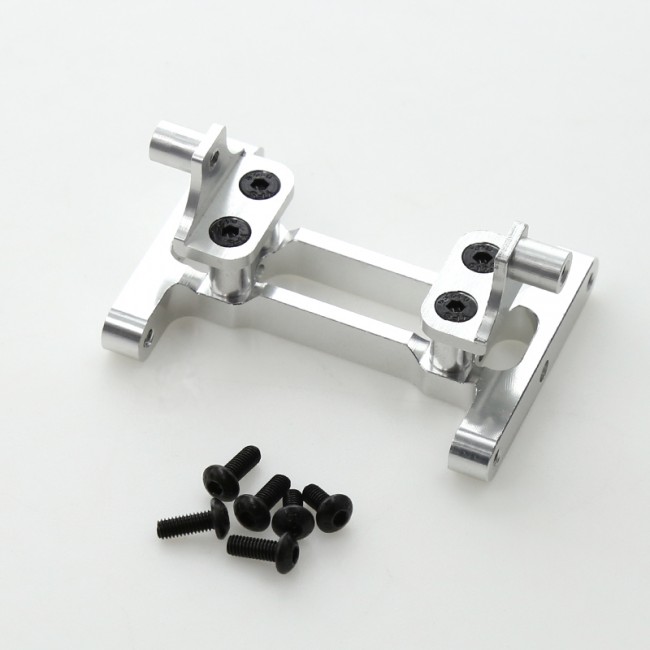 Aluminum Rear Chassis Mount For Tamiya 1/14 Rc Tractor Trailer Truck Man Scania Actros Silver