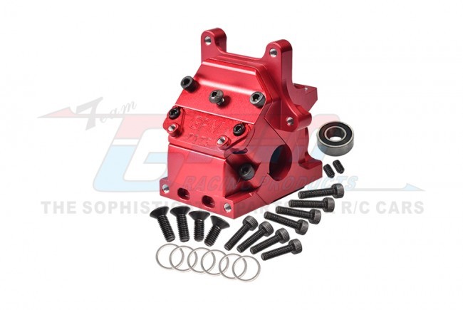 Gpm MAK012N Aluminum 7075-t6 Front/rear Gear Box Ar310854 Arrma Kraton Talion Senton Outcast Talion 6s Blx Red