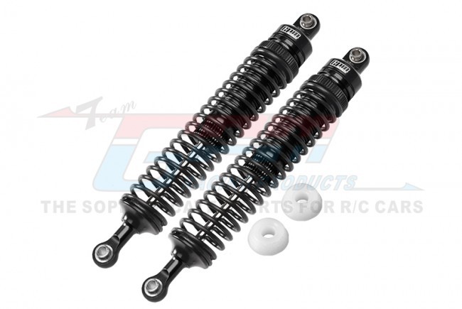 Gpm HR122R Aluminum Rear Adjustable Spring Dampers 122mm  Losi 1/10 4wd Hammer Rey U4 Rock Racer Los03030 Black