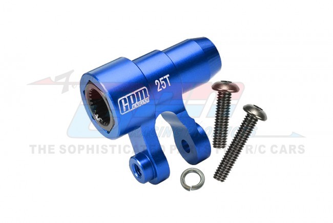 Gpm XRT025TSH Aluminum 6061-t6 Original 25t Steering Servo Horn 7847 Traxxas 1/6 Xrt 8s / 1/5 X-maxx 6s Blue