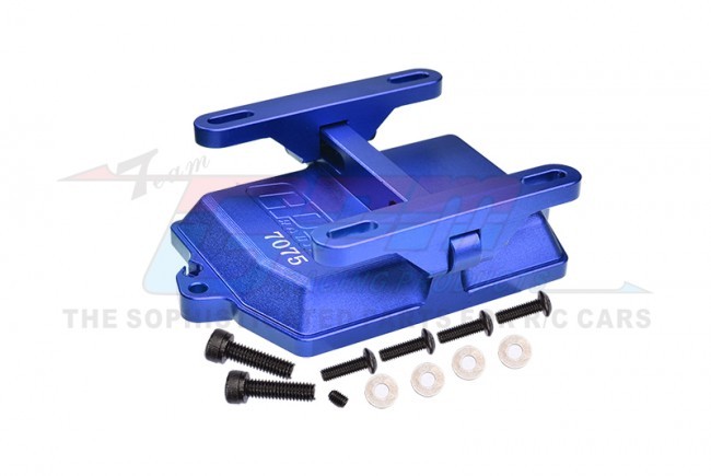 Gpm XRT026 Aluminum 7075-t6 Receiver Box Cover W/ Electric Adjustment Bracket 7724 Traxxas 1/5 X-maxx 6s 8s 1/6 4wd Xrt 8s 78086-4 Blue