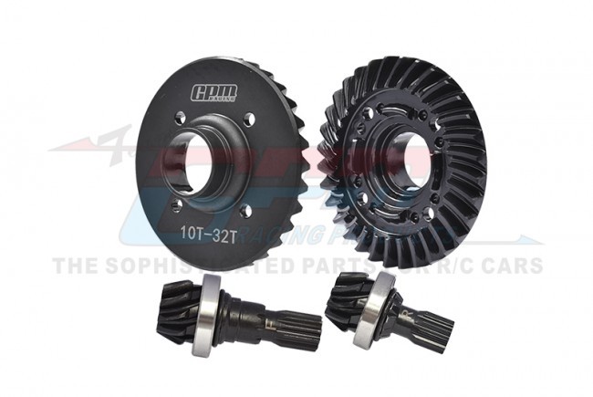 Gpm XRT1032TS Steel 32 / 10t Front And Rear Differential Gear Set 7791 7792 Traxxas 1/6 Xrt 8s 1/5 X-maxx 6s 8s 