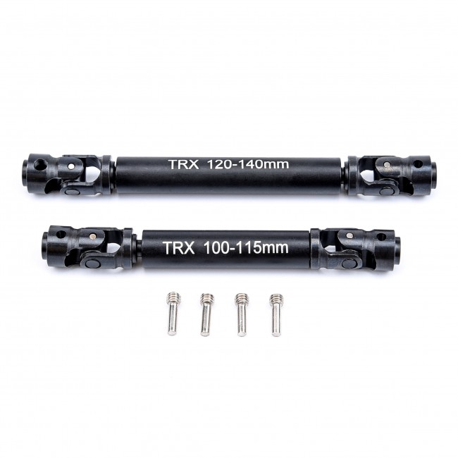 Steel Heavy Duty Main Axle Front & Rear Cvd Drive Shaft 8250 For Rc 1/10 Traxxas Trx-4 Trx-6 Crawler F & R Set