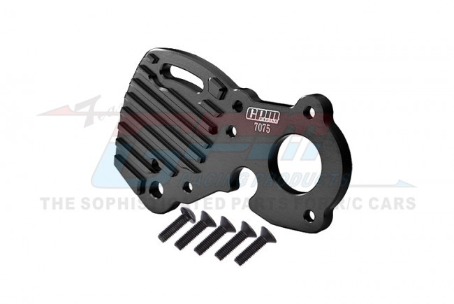 Gpm ER2018N Aluminum 7075-t6 Motor Plate 8690 Traxxas 1/10 E-revo Vxl Monster 86086-4 Black