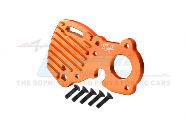 Gpm ER2018N Aluminum 7075-t6 Motor Plate 8690 Traxxas 1/10 E-revo Vxl Monster 86086-4 Orange