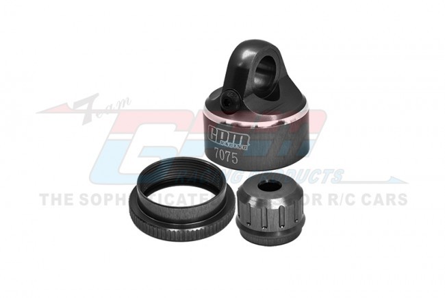 Gpm MXDP/CAP Aluminum 7075-t6 Shock Cap Set Los263008  Losi 1/4 Promoto-mx Motorcycle Black