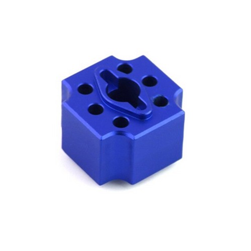 Aluminum Differential Locker Spool For 1/8 Rc Traxas Sledge Monster 95076-4 Blue