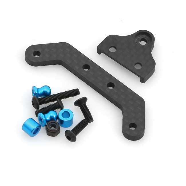 Carbon Fiber Front / Rear Gearbox Fixing Mount 1/10 Tamiya Xv-01 Rally Truck Rear