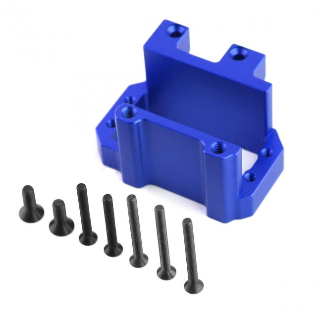 Aluminum Servo Mount Seat 9626 1/8 Rc Traxxas Sledge Monster 95076-4 Blue