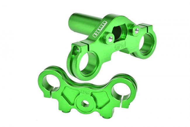 Gpm MX028 Aluminum 7075 Triple Clamp Set Los264004 Losi Rc 1/4 Promoto-mx Motorcycle Green