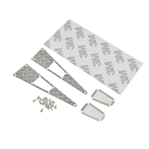 Diy Decoration Intake Grille For Traxxas 1/18 Rc Trx-4m Defender Crawler 97074-1 Silver