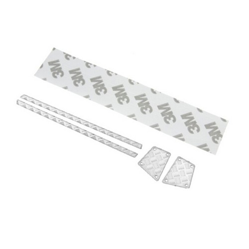 Diy Decoration Scratch Plate For Traxxas 1/18 Rc Trx-4m Defender Crawler 97074-1 Silver