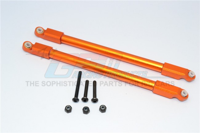 Gpm YT014 Aluminium Rear Upper Chassis Link  Parts 1/10 Axial Yeti Rock Racer Orange