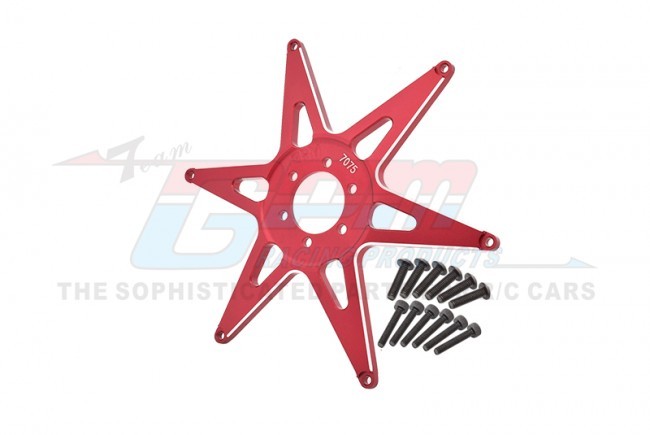 Gpm MX0606F Aluminum 7075 Front Wheel Pattern Buckle Los46002 Losi 1/4 Promoto-mx Motorcycle Los06000 Red