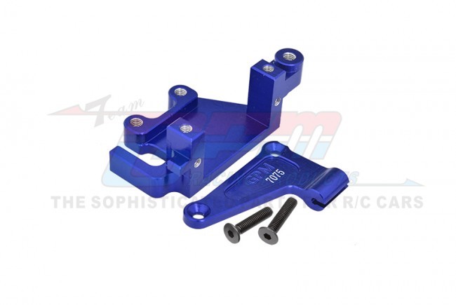 Gpm MX034 Aluminum 7075 Electronic Mount Set Los261013 Losi Rc 1/4 Promoto-mx Motorcycle Los06000 Blue