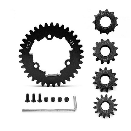 Steel Spur Gear - 32t M1.5 W/ Pinion Set 1/5 Traxxas Xrt / X-maxx 6s 8s Monster 32t W/ 11-14t