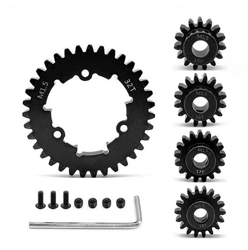 Steel Spur Gear - 32t M1.5 W/ Pinion Set 1/5 Traxxas Xrt / X-maxx 6s 8s Monster 32t W/ 15-18t