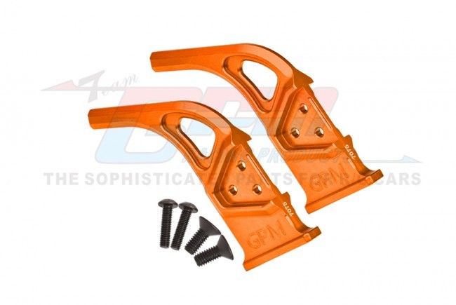 Gpm MAI040RBN Aluminum 7075 Rear Diffuser Supports Ara320519 Arrma 1/7 4wd Infraction Limitless Felony 6s Blx Orange