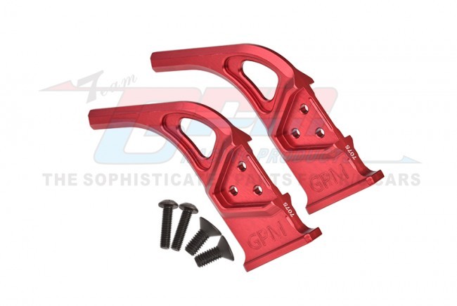 Gpm MAI040RBN Aluminum 7075 Rear Diffuser Supports Ara320519 Arrma 1/7 4wd Infraction Limitless Felony 6s Blx Red