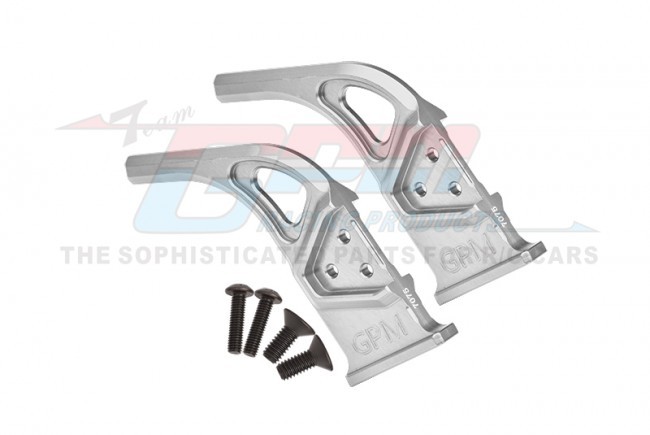 Gpm MAI040RBN Aluminum 7075 Rear Diffuser Supports Ara320519 Arrma 1/7 4wd Infraction Limitless Felony 6s Blx Silver