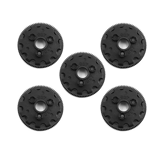 Plastic 48p Spur Gear 76t / 83t / 86t / 90t 4676 4683 4686 4690 5pcs For Traxxas Bandit Drag Slash 4x4 2wd Vxl Rustler Bigfoot 90t