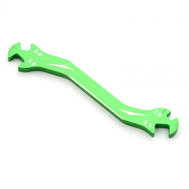 Aluminum Universal Rc Tools Ball End Turnbuckle Remover 3 / 4 / 5 / 5.5mm For All Scale Rc Car Green