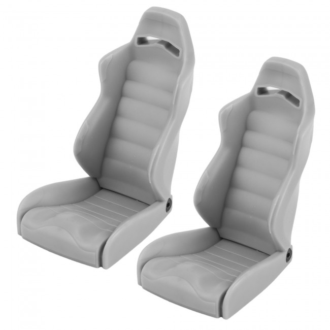 Plastic Foldable Simulation Driver Seat For 1/10 Axial Scx-10 I Ii Iii Wraith Ax90018 Axi90074 Rr10 Traxxas Trx4 Grey