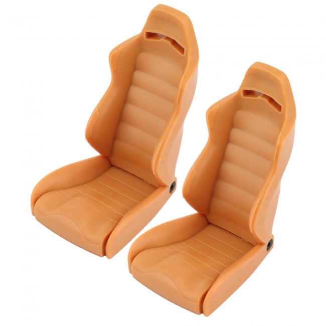 Plastic Foldable Simulation Driver Seat For 1/10 Axial Scx-10 I Ii Iii Wraith Ax90018 Axi90074 Rr10 Traxxas Trx4 Orange